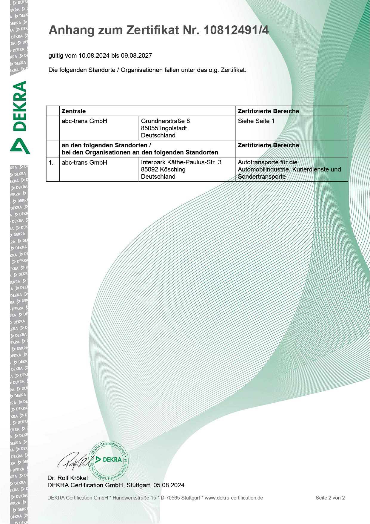 abc-trans Schneider, Fahrzeugtransporte, Ingolstadt